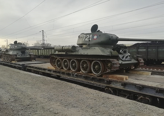 В Россию прибыли 30 танков Т-34, переданных Лаосский Народно-Демократической Республикой